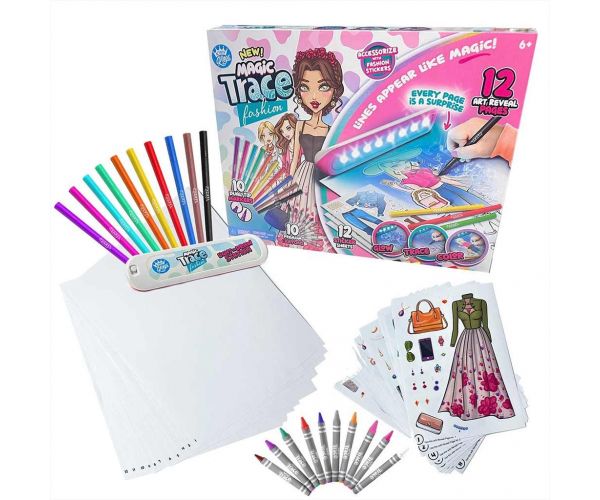 Studio Magic Trace: Desen strălucitor - set de jocuri creative de modă