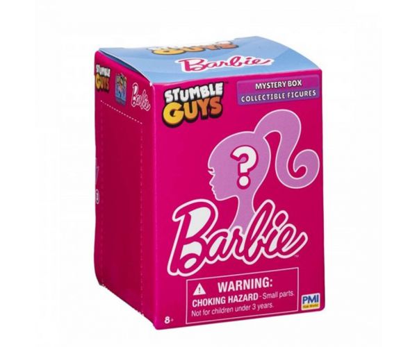 Stumble Guys x Barbie meglepetés minifigura dobozban