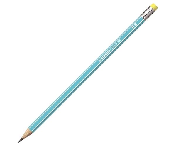 Stabilo: Albastru 160 RT creion grafit cu radieră HB