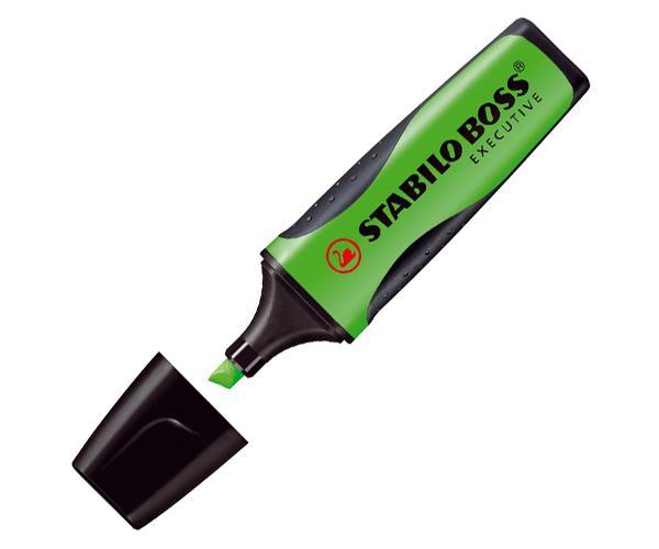 Stabilo: BOSS Executive textliner culoarea verde