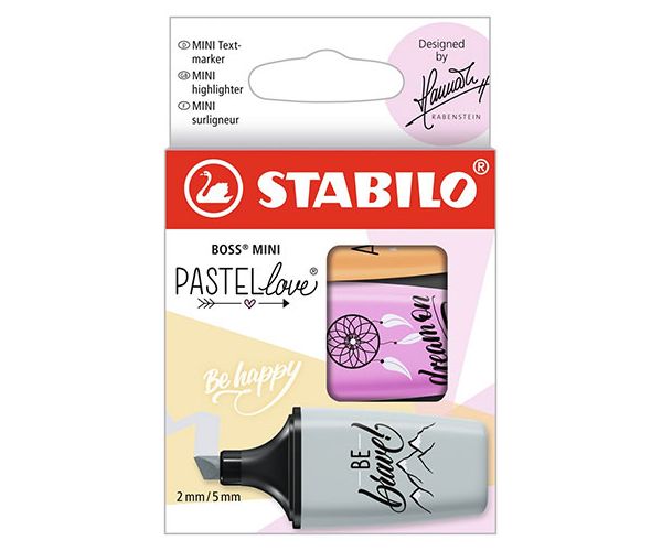 Stabilo: Boss Mini Pastellove szövegkiemelő szett 3db-os