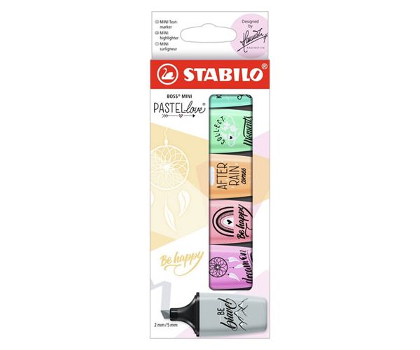 Stabilo: Boss Mini Pastellove szövegkiemelő szett 6db-os