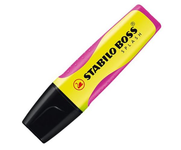 Stabilo: BOSS SPLASH szövegkiemelő 2-5mm-es sárga színben