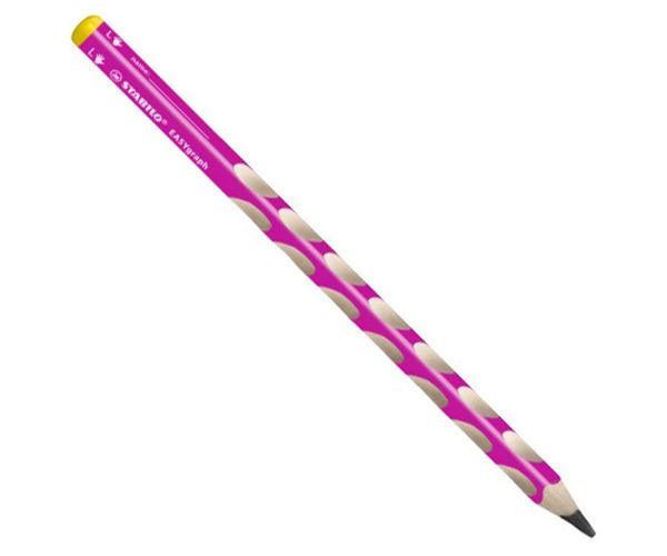 Stabilo: EASYgraph L triunghi creion grafit 2B roz
