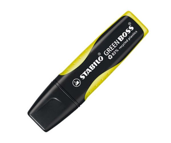 Stabilo: GREEN BOSS galben textliner 1-5mm