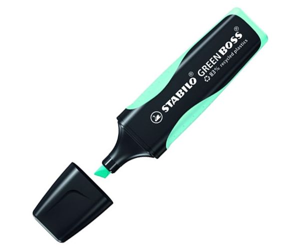 Stabilo: GREEN BOSS textliner pastel mentă