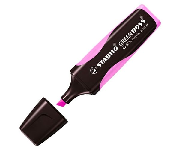 Stabilo: GREEN BOSS textliner pastel pink
