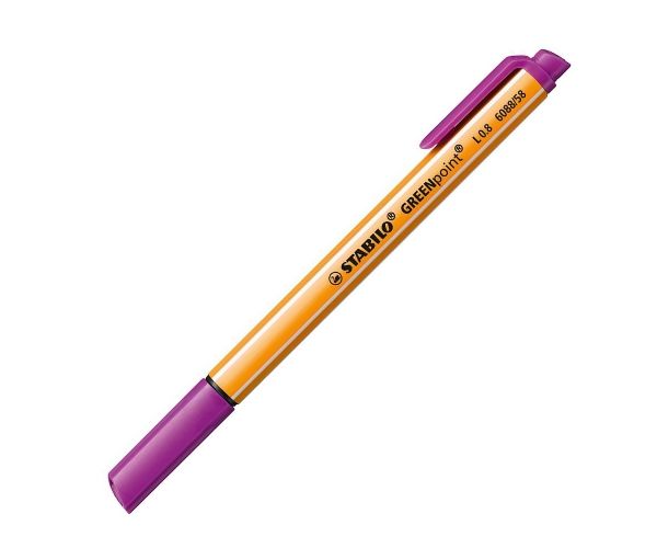Stabilo: GREENpoint rostirón 0,8mm-es lila színben