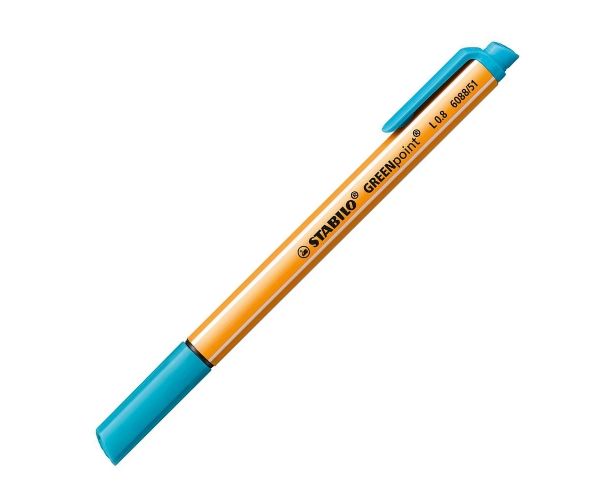 Stabilo: GREENpoint rostirón 0,8mm-es türkiz színben