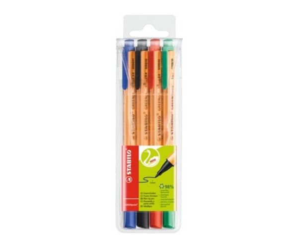 Stabilo: GREENpoint 0,8mm set 4 bucăți