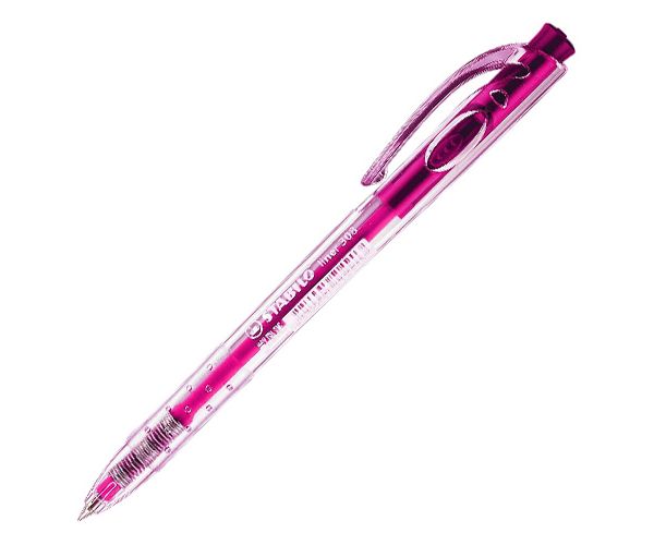 Stabilo: Liner rózsaszín színű golyóstoll 0,38mm
