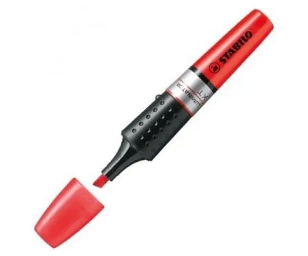Stabilo: Luminator textliner culoarea roșie