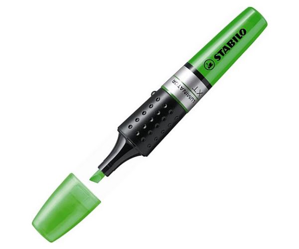 Stabilo: Luminator verde textliner