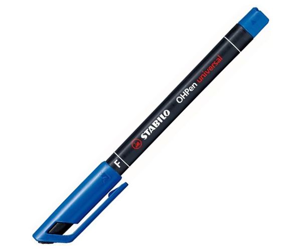 Stabilo OHPen universal F alkoholos filctoll kék színben 0,7mm