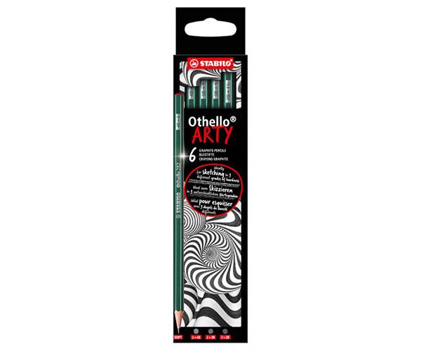 Stabilo: Othello Arty Soft creioane grafit set 6 bucăți