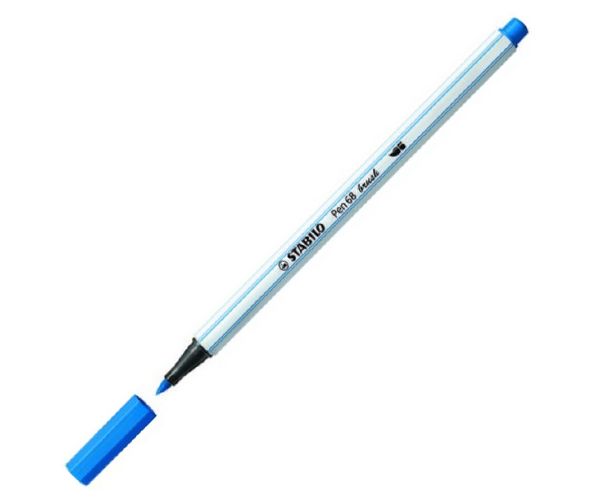 Stabilo: Pen 68 brush ecsetfilc kék