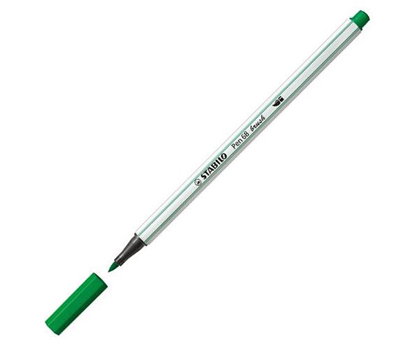 Stabilo: Pen 68 brush culoarea verde