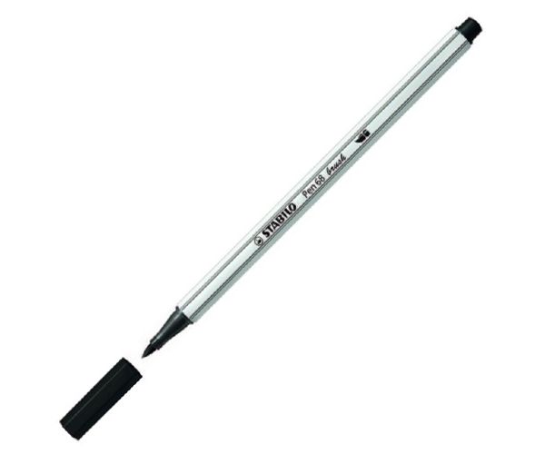 Stabilo: Pen 68 brush ecsetfilc fekete