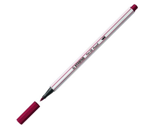 Stabilo: Pen 68 brush ecsetfilc bordó