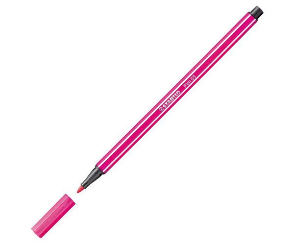 Stabilo: Pen 68 culoarea roz marker