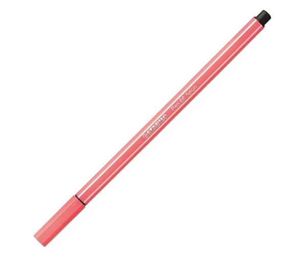 Stabilo: Pen 68 rostirón fluo piros színben 1mm-es