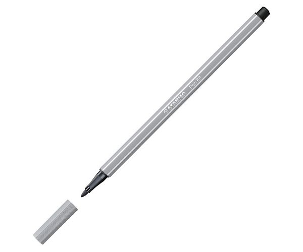 Stabilo: Pen 68 közepes fagyos szürke filctoll
