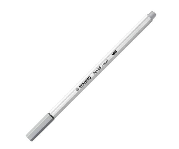Stabilo: Pen 68 ecsetfilc hideg szürke színben
