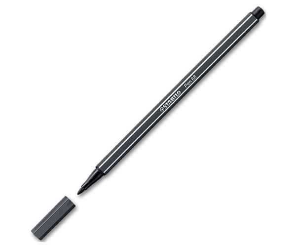 Stabilo: Pen 68 mélyhideg szürke filctoll