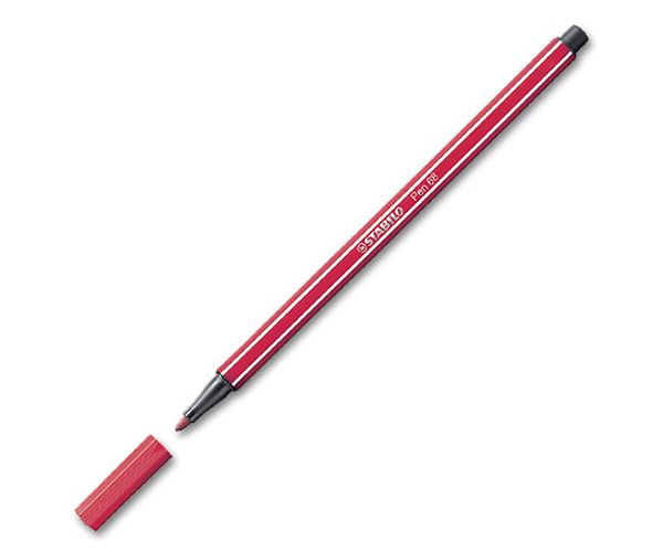 Stabilo: Pen 68 roșu închis marker