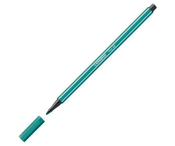 Stabilo: Pen 68 turquoise albastru marker