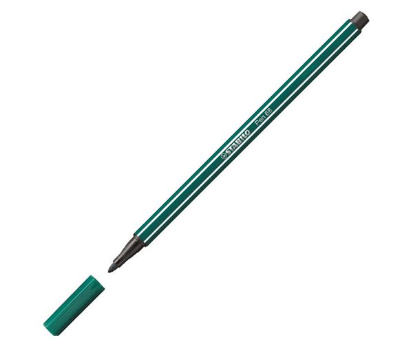 Stabilo: Pen 68 turquoise marker verde