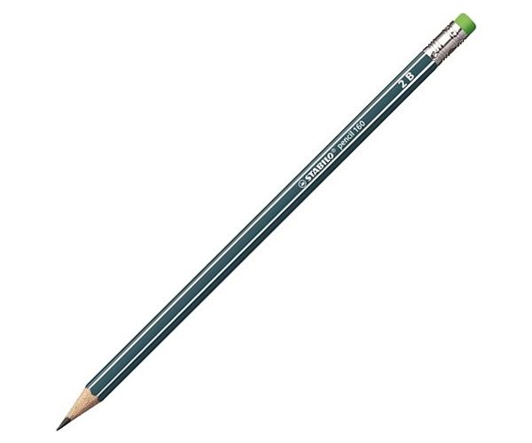 Stabilo: Petrol 160 RT grafit creion cu radieră 2B