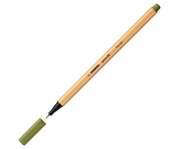 Stabilo: Point 88 culoare verde noroi