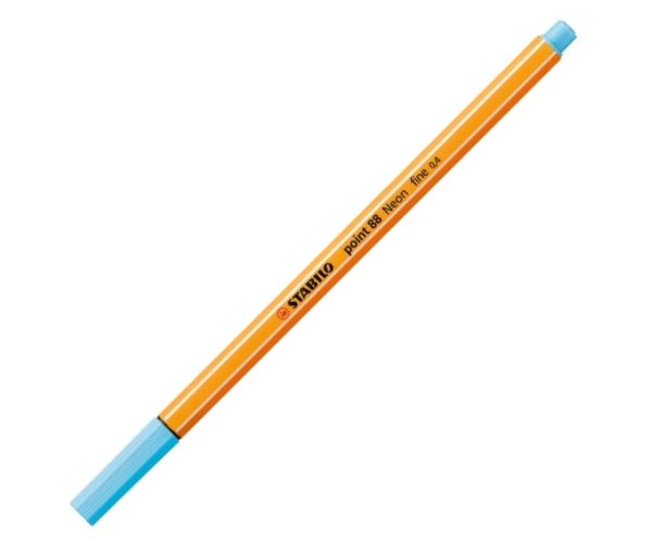Stabilo: Point 88 tűfilc 0,4mm-es neon kék színben