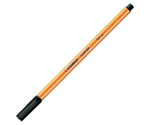 Stabilo: Point 88 tűfilc fekete színben 0,4mm
