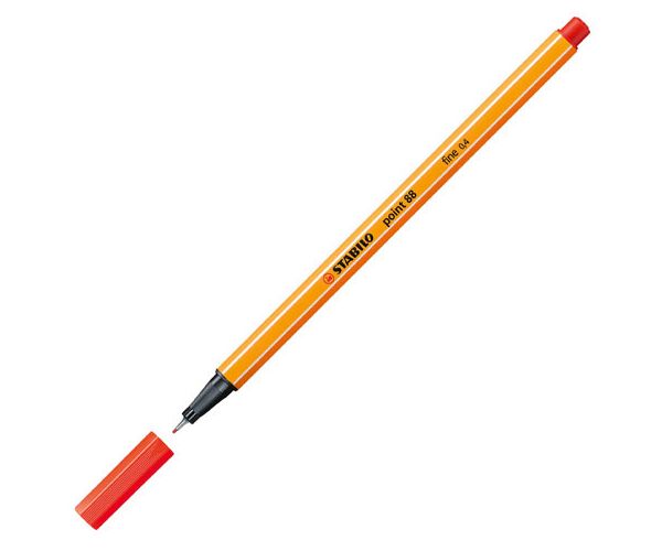 Stabilo: Point 88 roșu deschis fine 0,4mm