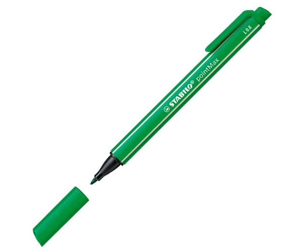 Stabilo: pointMax rostirón zöld színben M 0,8mm