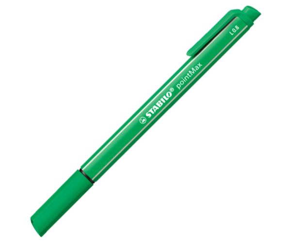 Stabilo: pointMax rostirón zöld színben M 0,8mm