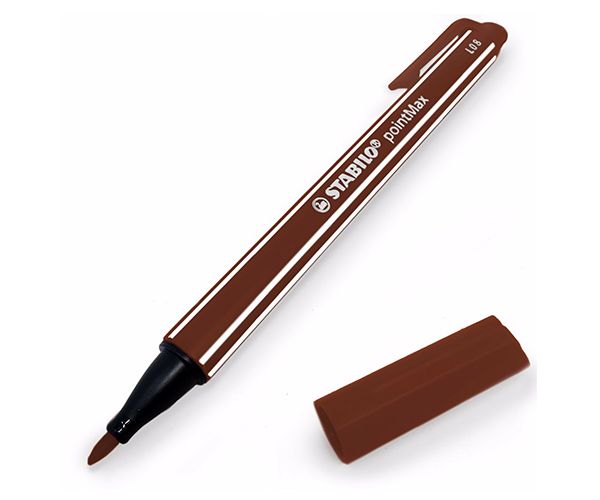 Stabilo: PointMax barna színű filctoll "M" 1,8mm