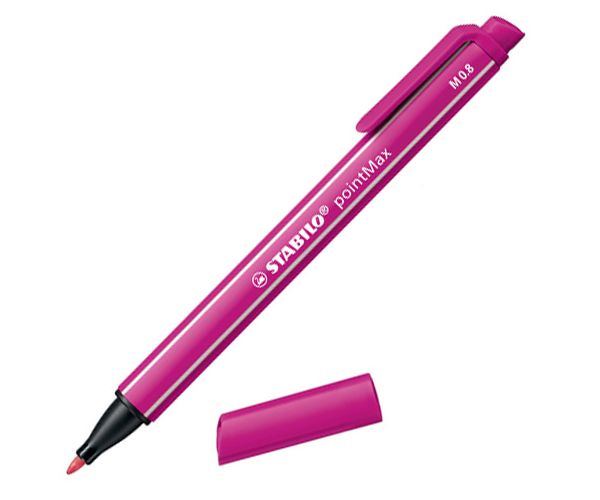 Stabilo: PointMax pink színű filctoll "M" 1,8mm