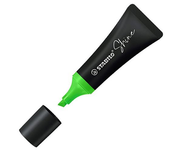 Stabilo: Shine textliner culoare verde