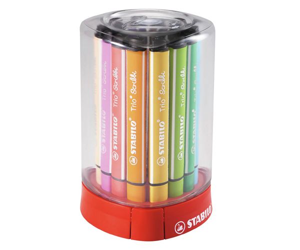 Stabilo: Trio Scribbi set marker de masă 12bc