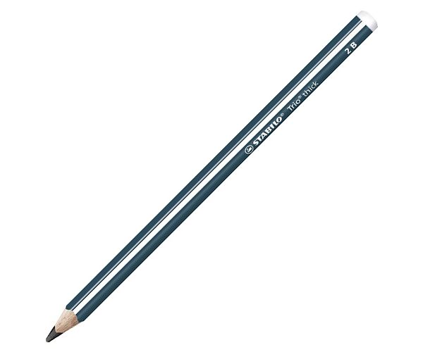 Stabilo: Trio Thick triunghi creion grafit verde ulei culoare 2B
