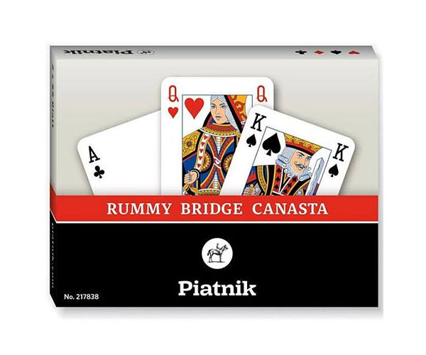 Standard Cărți Remi, pachet dublu 2x55 - Piatnik