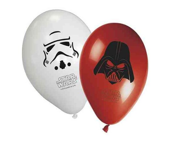 Star Wars léggömb 28cm-es méretben 8db-os szettben