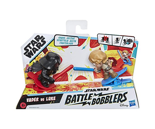Star Wars Battle Bobblers Vader vs Luke figurină - Hasbro