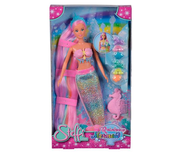 Steffi Love: sirenă păpușă curcubeu - Simba Toys