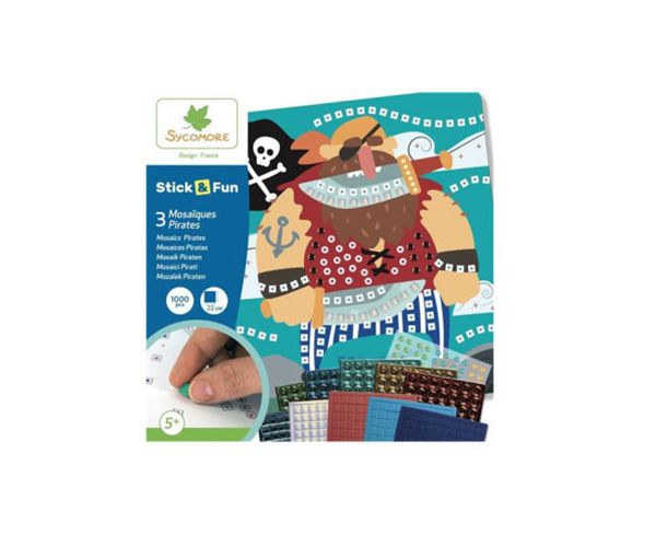 Stick'N Fun mozaikkép készítő készlet - Kalózok