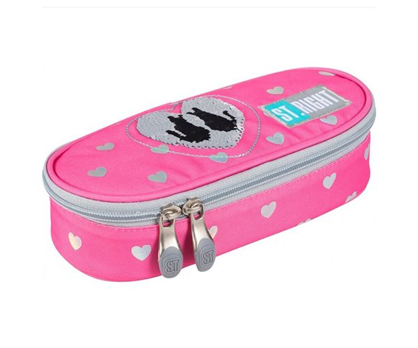 St.Right penar oval culoarea roz 23cm