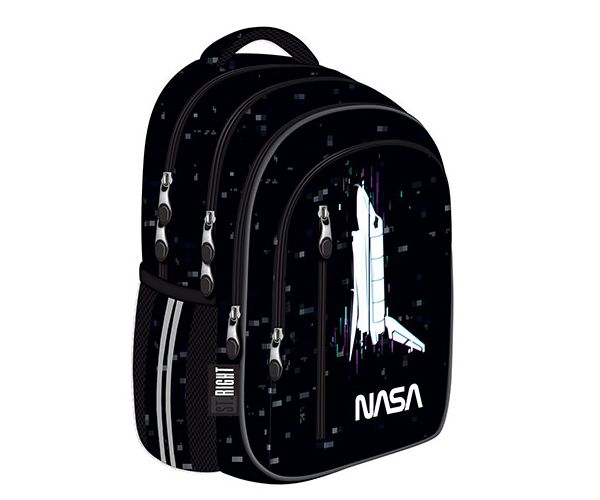 St.Right Spacecraft Nasa patru compartimente rucsac, ghiozdan 40x28x18cm